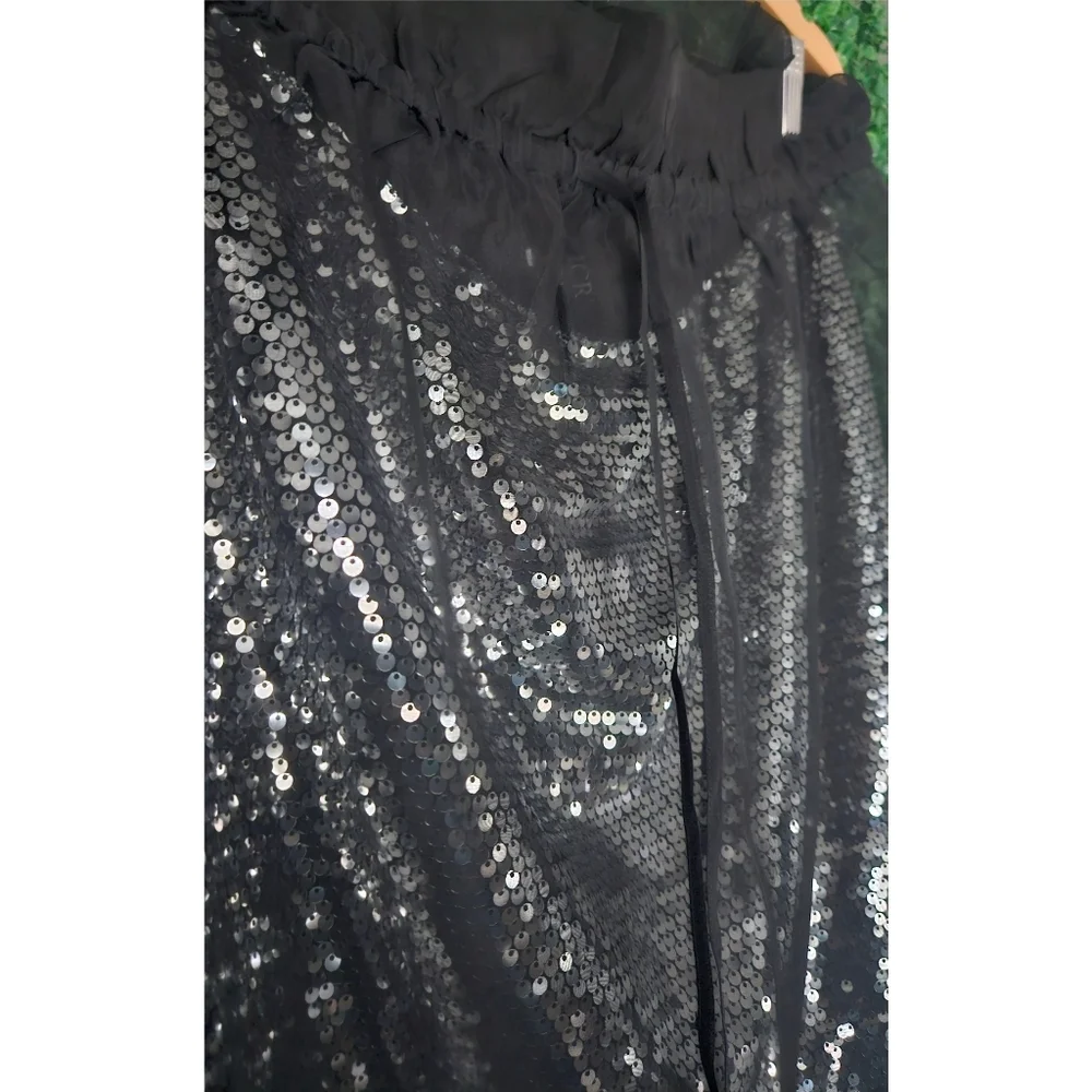 J.Crew Collection Layered Silk Organza Sequin Skirt - Picture 8 of 12